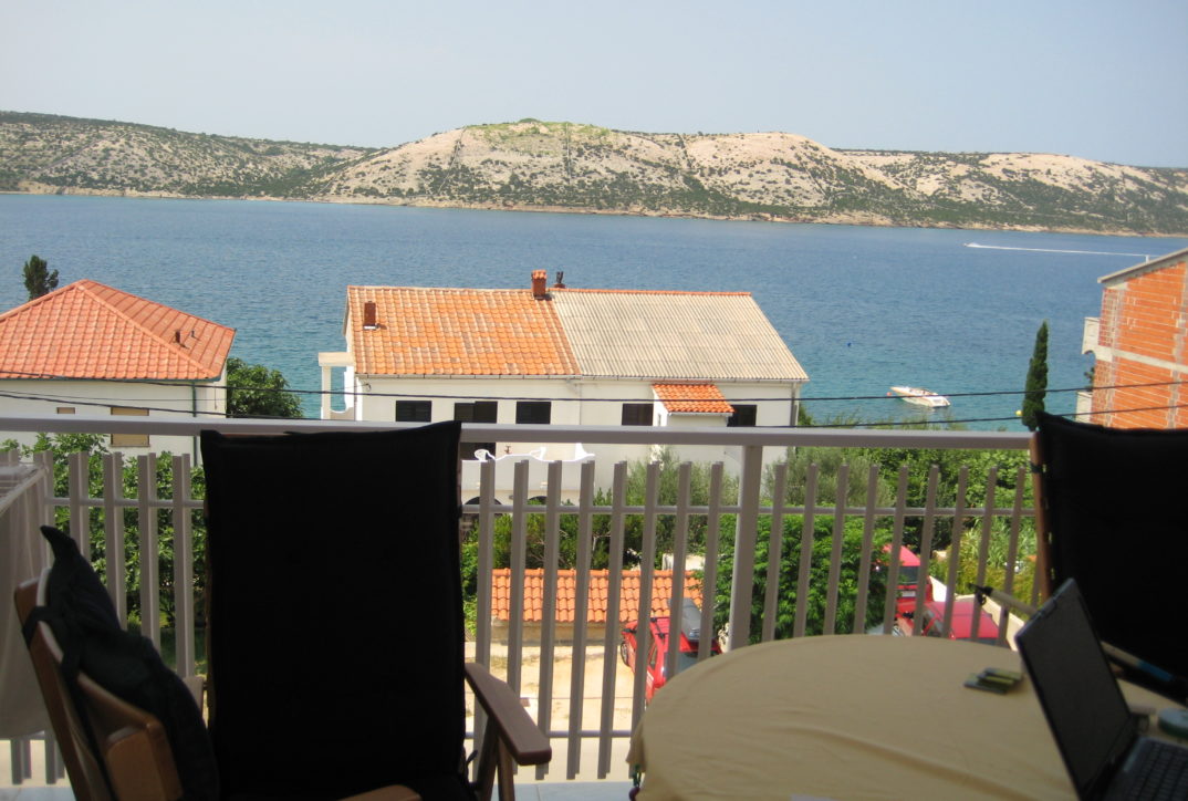 Terasse mit Meerblick